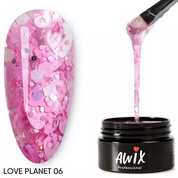 AWIX Professional, Гель-лак Love Planet №06