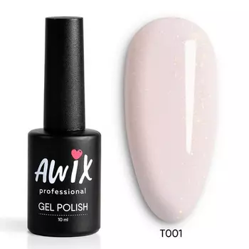 AWIX Professional, Гель-лак Tinsel №001