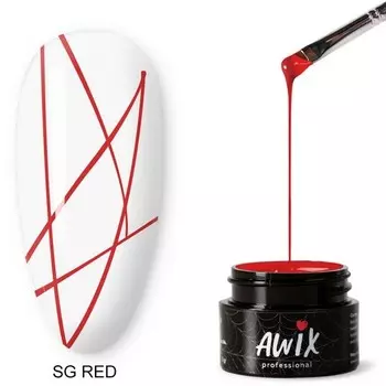 AWIX Professional, Паутинка Spider Gel Red