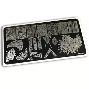 AWIX Professional, Пластина для стемпинга №0061