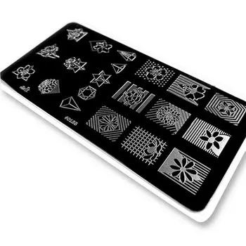 AWIX Professional, Пластина для стемпинга №0155