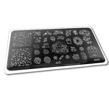 AWIX Professional, Пластина для стемпинга №086 «Новый год»