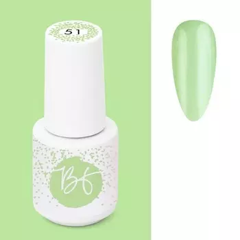 BEAUTY-FREE, Гель-лак №51, Лавровый зеленый