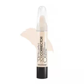 Belor Design, Корректор Miss Perfect Антибактериальный, тон 011 Светлый Натуральный