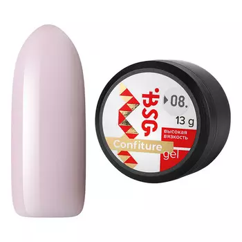 Bio Stretch Gel, Гель для наращивания Confiture №08, 13 г