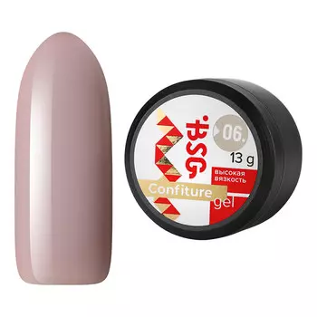 Bio Stretch Gel, Гель для наращивания Confiture №06, 13 г