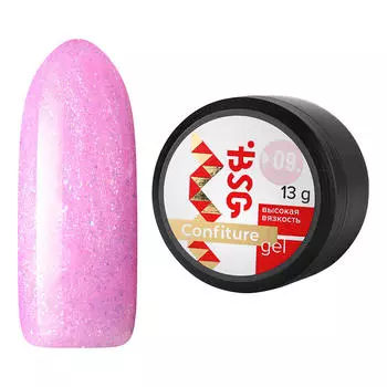 Bio Stretch Gel, Гель для наращивания Confiture №09, 13 г