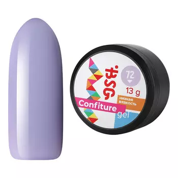 Bio Stretch Gel, Гель для наращивания Confiture №72, 13 г