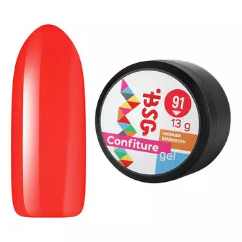 Bio Stretch Gel, Жёсткий гель для наращивания Confiture №91, 13 г