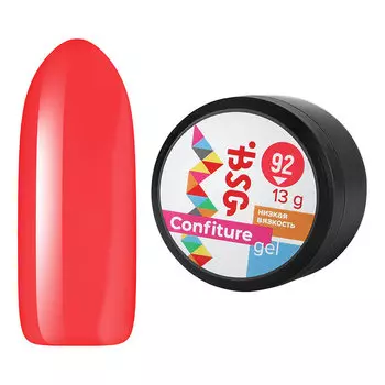 Bio Stretch Gel, Жёсткий гель для наращивания Confiture №92, 13 г