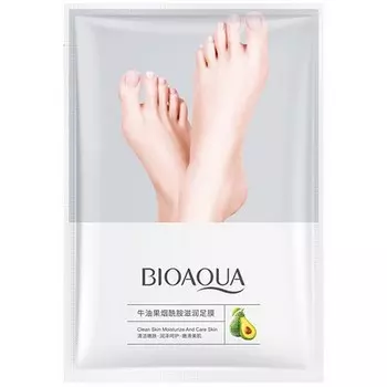 Bioaqua, Маска-носочки с экстрактом авокадо для ног, 1 пара