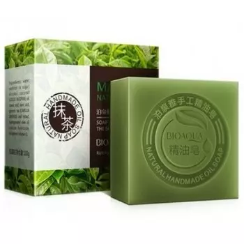 Bioaqua, Мыло с экстрактом матчи и кокосового масла, 100 г