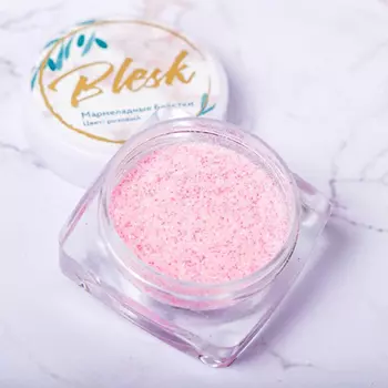 Blesk, Дизайн для ногтей «Мармеладные блестки», розовый
