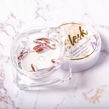 Blesk, Стразы фигурные «Капля», розовые, 2х6 мм, 10 шт.