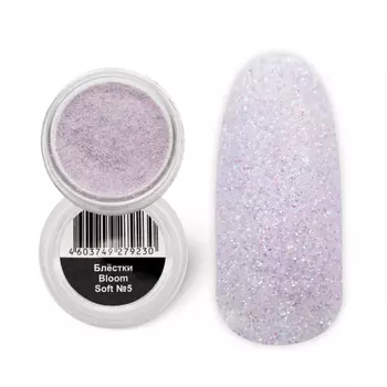 Bloom, Блестки Soft 5, 3 г