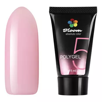 Bloom, Полигель №05 светло-розовый, 15 мл