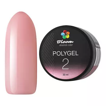 Bloom, Полигель №2, натурально-розовый, 30 мл