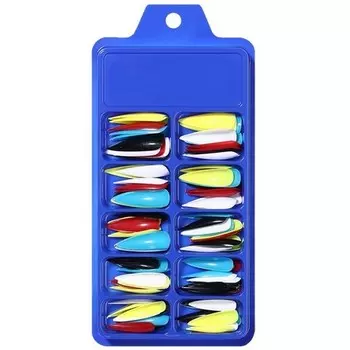 Born Pretty, Гелевые типсы Colorful №11, 100 шт.