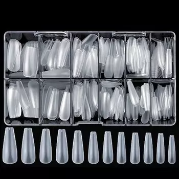 Born Pretty, Гелевые типсы Matte №01, 120 шт.