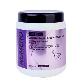 Brelil Professional, Маска для волос Numero Smoothing, 1000 мл (УЦЕНКА)