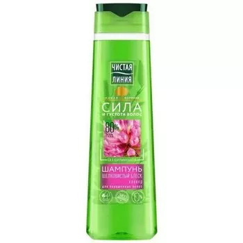 Чистая Линия, Шампунь «Шелковистый блеск», 400 мл