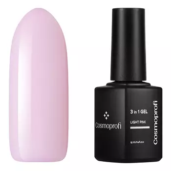 Cosmoprofi, Универсальный гель 3 в 1 Light Pink, 15 мл