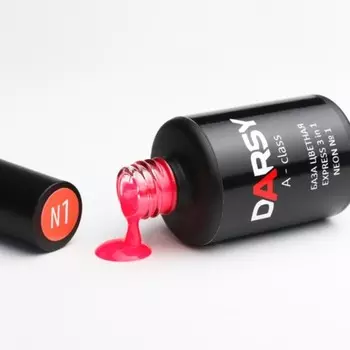 DARSY, База для гель-лака EXPRESS 3 in 1 NEON №1