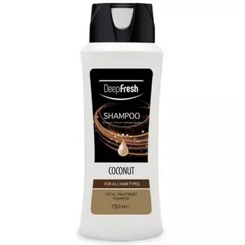 Deep Fresh, Шампунь увлажняющий с кокосом для всех типов волос «Кокос», 750 мл