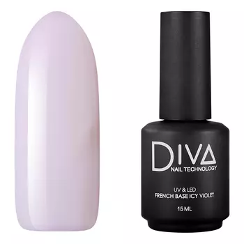 Diva Nail Technology, База French Icy Violet, 15 мл