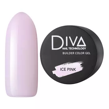 Diva Nail Technology, Трехфазный гель Builder Color, Ice Pink