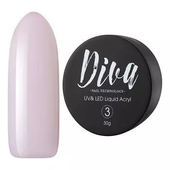Diva Nail Technology, Жидкий акрил №3, 30 мл