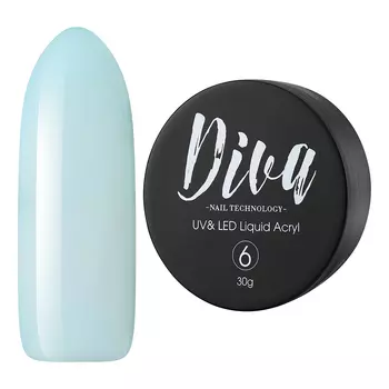 Diva Nail Technology, Жидкий акрил №6, 30 мл