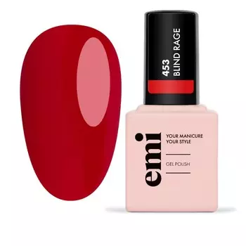 EMI,Гель-лак №453 "Слепая ярость", 9 мл