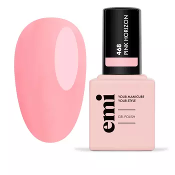 EMI, Гель-лак E.MiLac BP Розовый горизонт №468, 9 мл