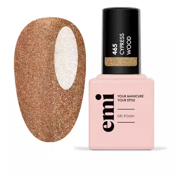 EMI, Гель-лак E.MiLac Кипарисовое дерево №465, 9 мл