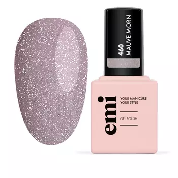 EMI, Гель-лак E.MiLac Лиловое Утро №460, 9 мл