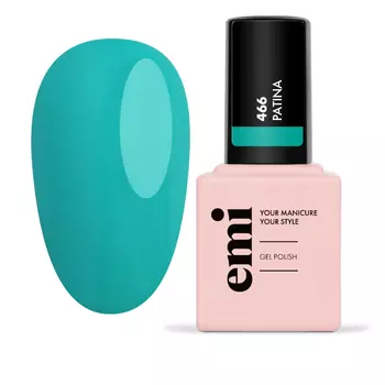 EMI, Гель-лак E.MiLac Патина №466, 9 мл