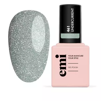 EMI, Гель-лак E.MiLac Подводное Течение №461, 9 мл