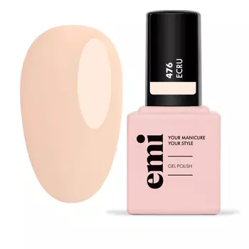 EMI, Гель-лак E.MiLac RC Экрю №476, 9 мл