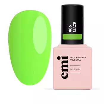 EMI, Гель-лак E.MiLac RV Вспышка №486, 9 мл