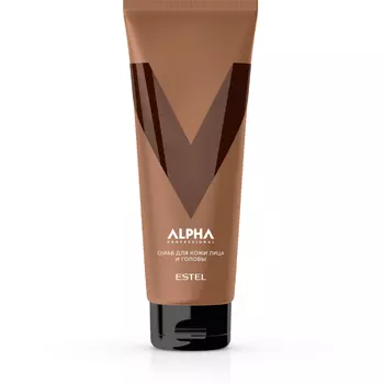 Estel, Скраб для кожи лица и головы Alpha Pro, 250 мл