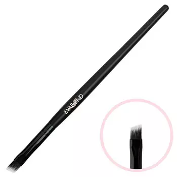 EVABOND, Кисть Black для бровей №05, скошенная