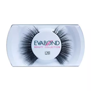 EVABOND, Ресницы накладные L261, черные