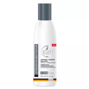 EVI professional, Окисляющая эмульсия 1,5%, 150 мл (УЦЕНКА)