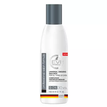 EVI professional, Окисляющая эмульсия 9%, 150 мл (УЦЕНКА)