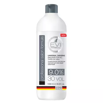 EVI professional, Окисляющая эмульсия 9%, 1 л (УЦЕНКА)