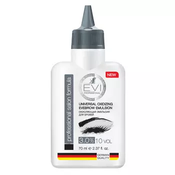 EVI professional, Окисляющая эмульсия для бровей 3%, 70 мл (УЦЕНКА)