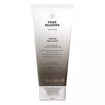 Four Reasons, Маска для волос Toning Treatment Coffee, 200 мл