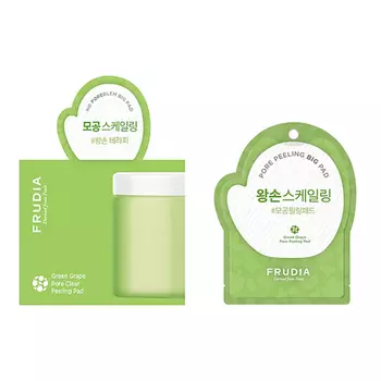 Frudia, Диск-пилинг для лица Green Grape, 50 шт.