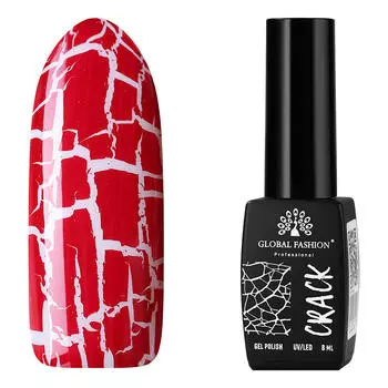 Global Fashion, Гель-лак трескающийся «CRACK» №07, 8 мл